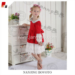 boutique wolf remake red lace medium dress